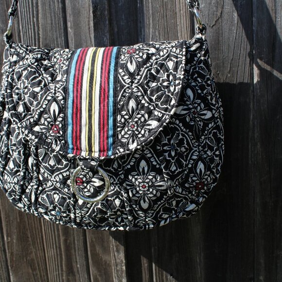 Vera Bradley Barcelona Saddle Bag - Picture 7 of 9
